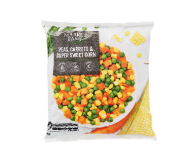Market Fare Peas, Carrots &amp; Corn 1kg