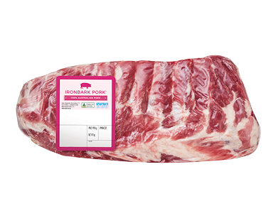 Ironbark Pork Pork Ribs per kg