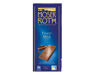 Moser Roth Milk Chocolate Block 125g