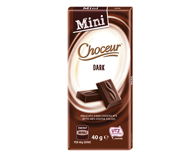 Choceur Dark Mini Chocolate Bars 5 x 40g