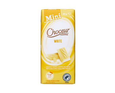 Choceur White Mini Chocolate Bars 5 x 40g