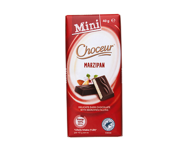 Choceur Mini Marzipan Chocolate Bars 5 x 40g
