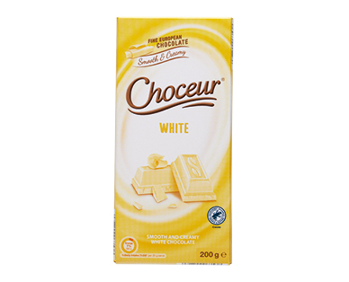 Choceur White Chocolate Block 200g