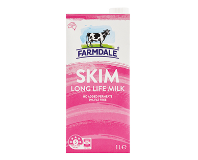 Farmdale Skim Milk UHT 1L