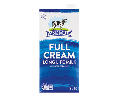Farmdale Full Cream Milk UHT 2L