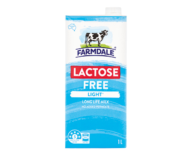Farmdale Lactose Free Low Fat UHT Milk 1L