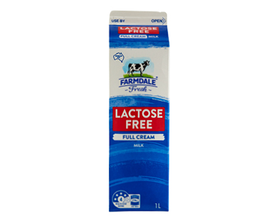 Farmdale Lactose Free Full Cream Milk 1L