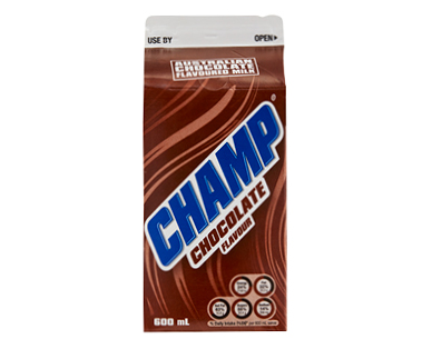 CHAMP Chocolate Flavoured Milk 600ml