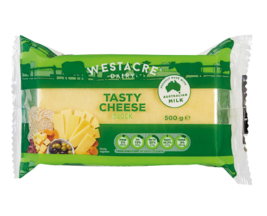 Westacre Dairy Tasty Cheese Block 500g 