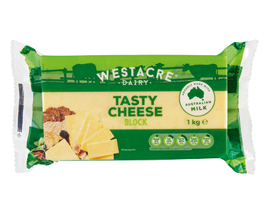 Westacre Dairy Tasty Cheese Block 1kg