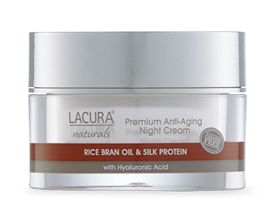 LACURA® Naturals Anti-Aging Night Cream with Rice Bran Oil &amp; Silk Protein 50ml