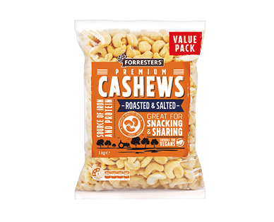 Roasted and Salted Cashews 1kg