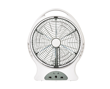 Rechargeable Fan with LED Lights