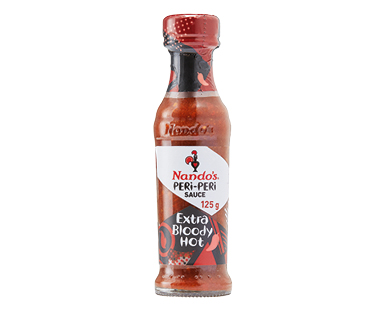 Nando’s Extra Bloody Hot Peri-Peri Sauce 125g