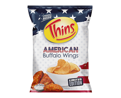 Thins Chips Buffalo Wings 150g