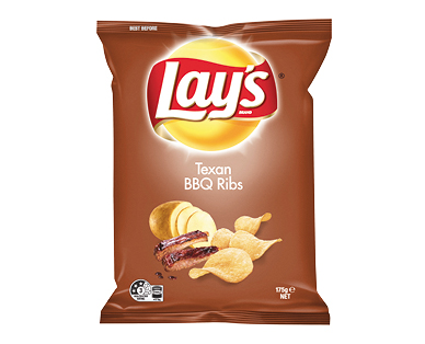 Lay’s Chips Texan BBQ Ribs 175g