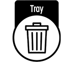 not recyclable logo