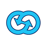 circular economy arrows logo