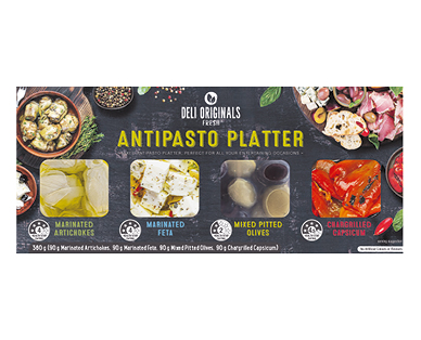 Deli Originals Fresh Mixed Antipasto Platter 360g