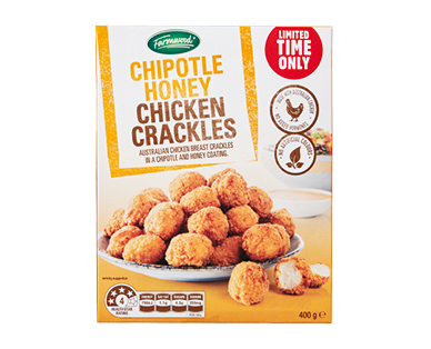Farmwood Chipotle Honey Chicken Crackles 400g