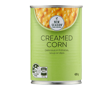 New Season Creamed Corn 420g