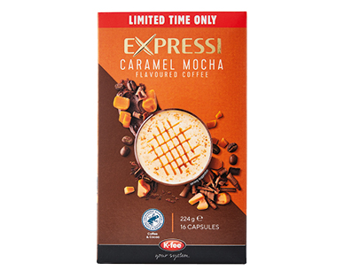 Expressi Caramel Mocha Coffee Capsules 16pk