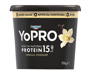 Danone YoPRO High Protein Vanilla Yogurt 700g 