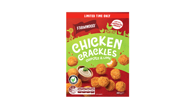 Farmwood Chipotle & Lime Chicken Crackles 400g