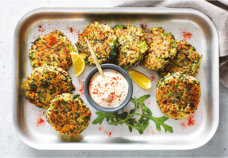 Quinoa and Vegetable Fritters Recipe