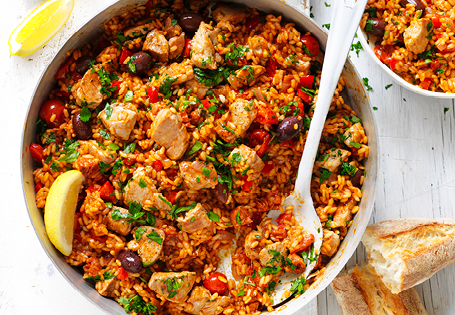 Pork & Chorizo Spanish Style Rice Recipe