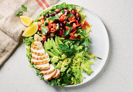 Zesty Chicken Avocado Bowl