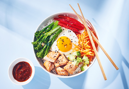 Salmon Bibimbap Recipe